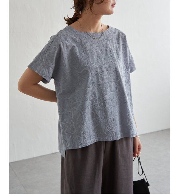 Lbc with Life「ペイズリーシシュウブラウス」|シャツ・ブラウス|