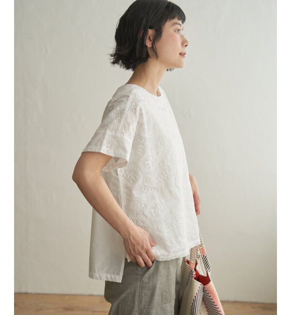 Lbc with Life「ペイズリーシシュウブラウス」|シャツ・ブラウス|