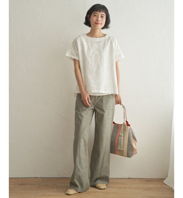 Lbc with Life「ペイズリーシシュウブラウス」|シャツ・ブラウス|