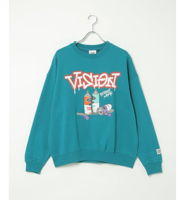 VENCE share style「VISION STREET WEAR ビジョンストリートウェア スプレーイラストトレーナー」|スウェット・ジャージ|
