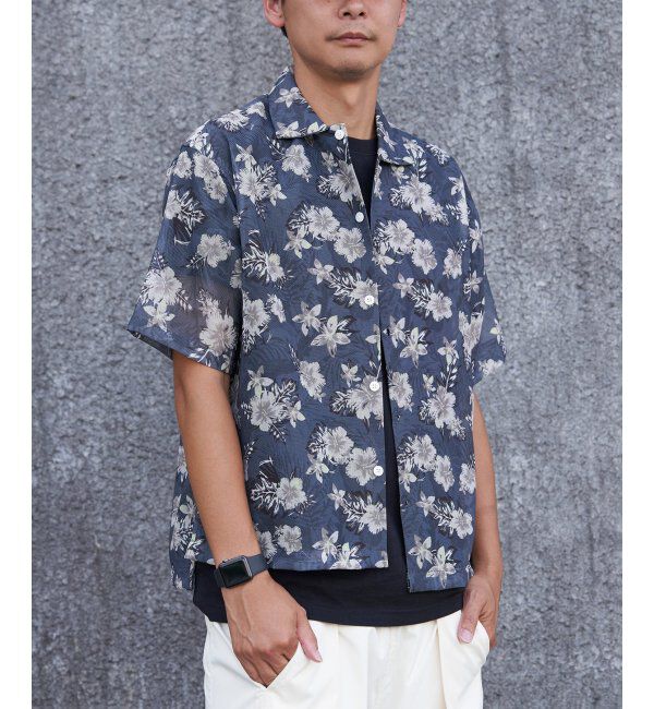 VENCE share style「シアーメッシュシャツ」|シャツ・ブラウス|