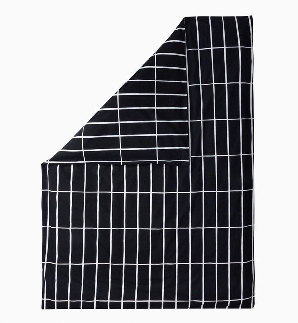 Marimekko「Tiiliskivi デュベカバー240&times;220cm」|その他|ブラック&times;ホワイト
