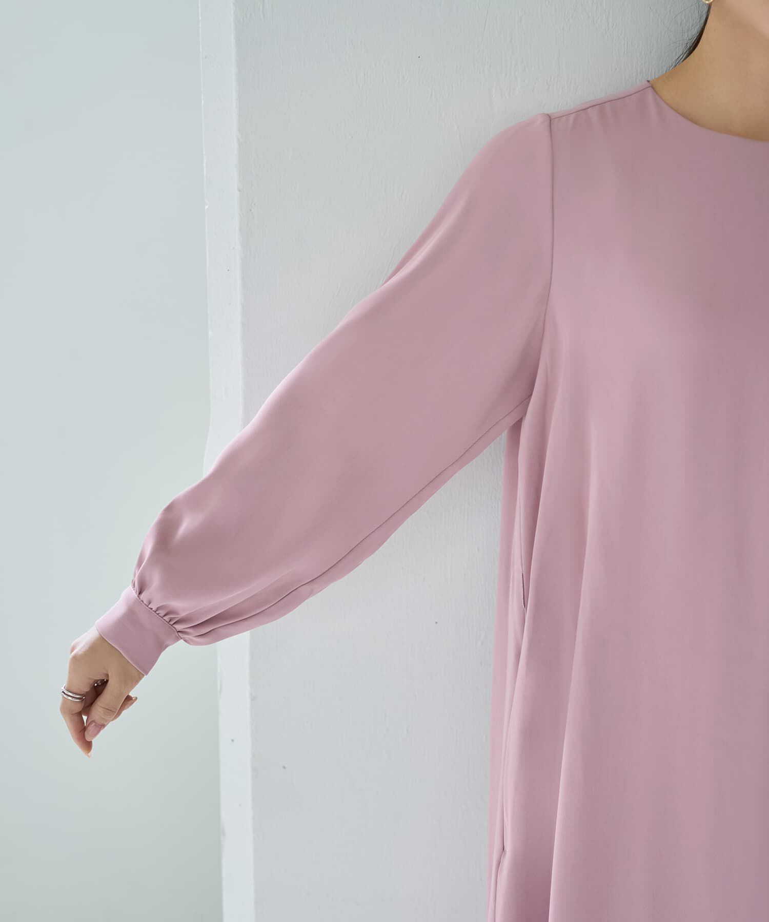 STYLE DELI「ベルト付きラウンドスリットワンピース」|ワンピース|