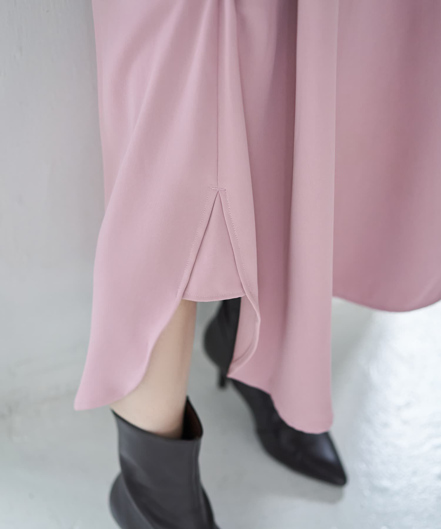 STYLE DELI「ベルト付きラウンドスリットワンピース」|ワンピース|