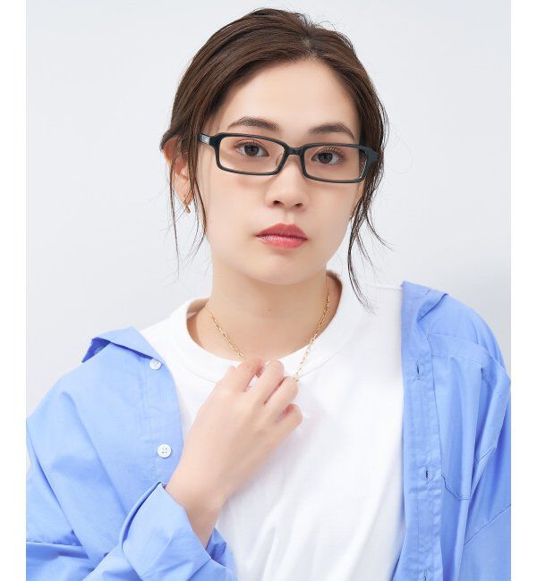  「スクエア型 メガネ｜ユニセックス 上質感のあるフレーム  レンズ交換券付」|メガネ|