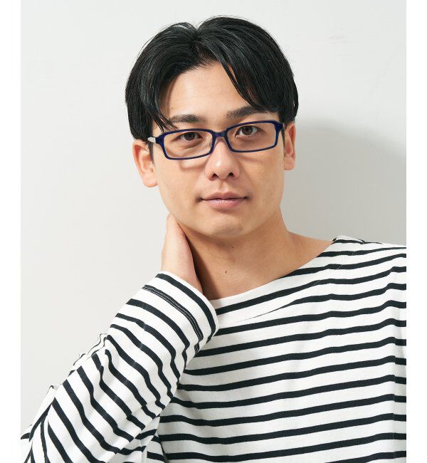  「スクエア型 メガネ｜ユニセックス 上質感のあるフレーム  レンズ交換券付」|メガネ|