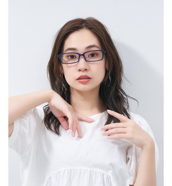  「スクエア型 メガネ｜ユニセックス 上質感のあるフレーム  レンズ交換券付」|メガネ|