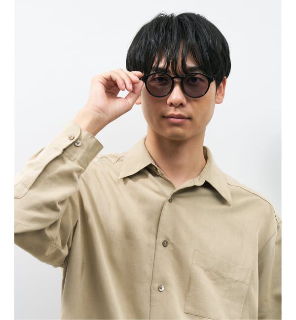  「【WEB限定】ボストン型 調光サングラス | カラーレンズ 軽量 紫外線対策 UVカット レンズの色が変わる」|サングラス|