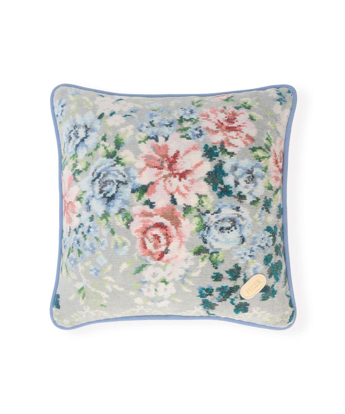 FEILER「ノスタルジックノート　クッション　NLN-260256」|クッション・クッションカバー|シルバーグレー