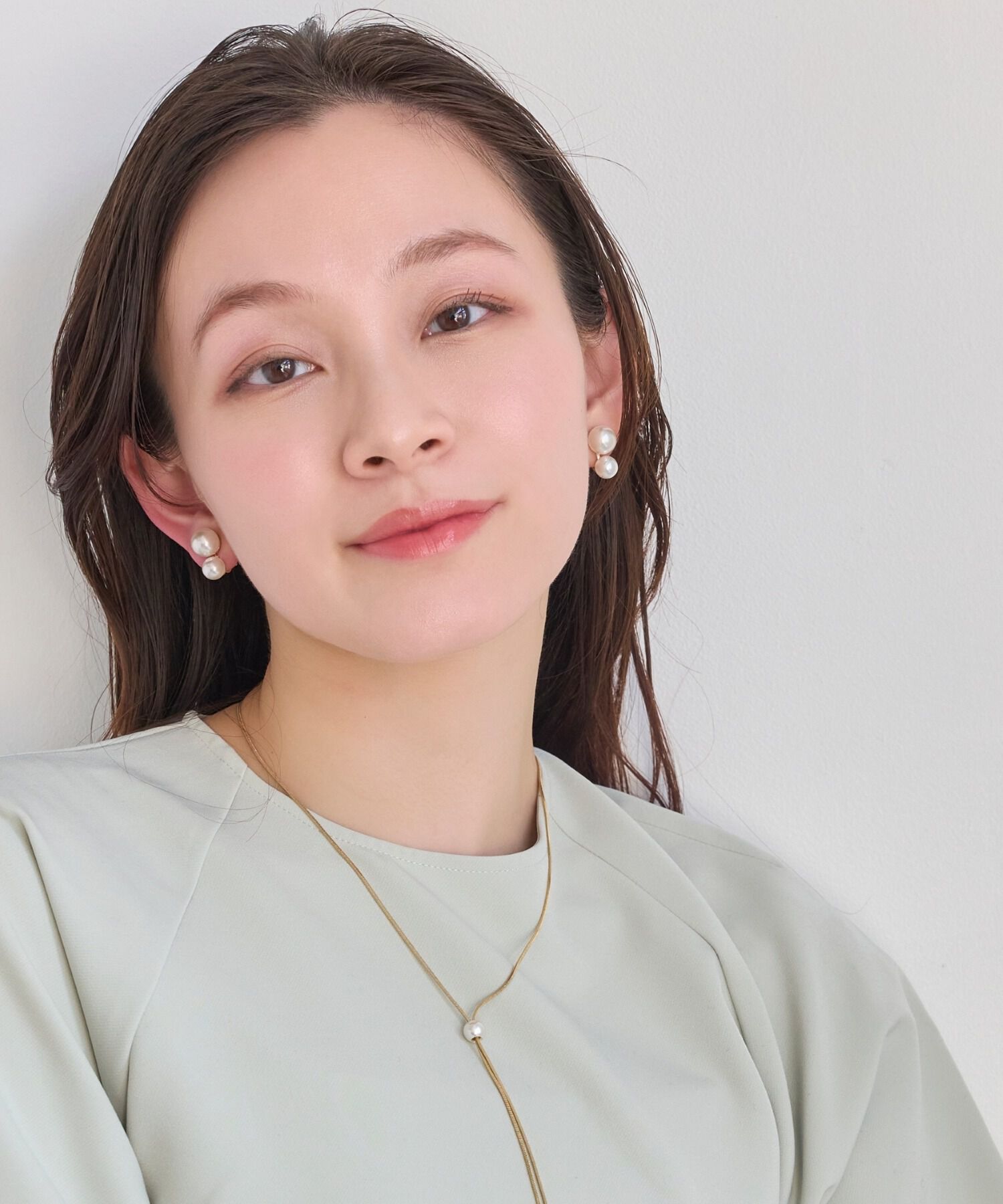 Phoebe「ツインパールイヤリング」|イヤリング|