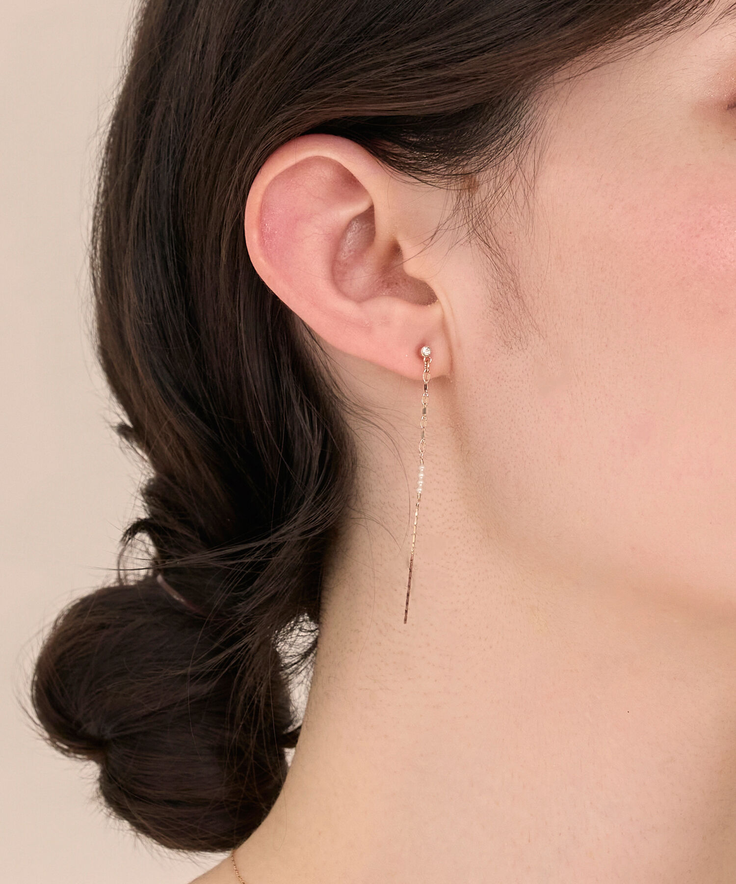 Phoebe「【金属アレルギー対応】ルミナスビジューセラミックポストピアス」|ピアス|