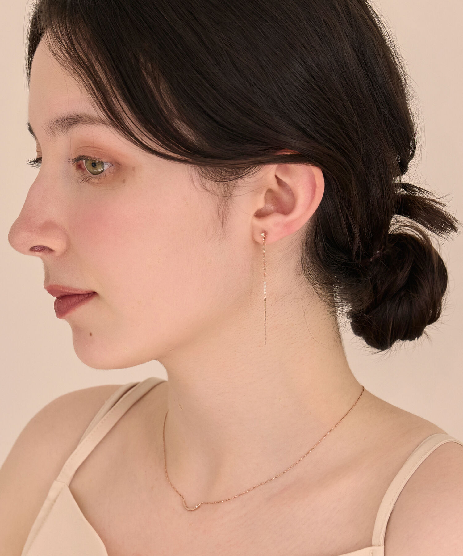 Phoebe「【金属アレルギー対応】ルミナスビジューセラミックポストピアス」|ピアス|