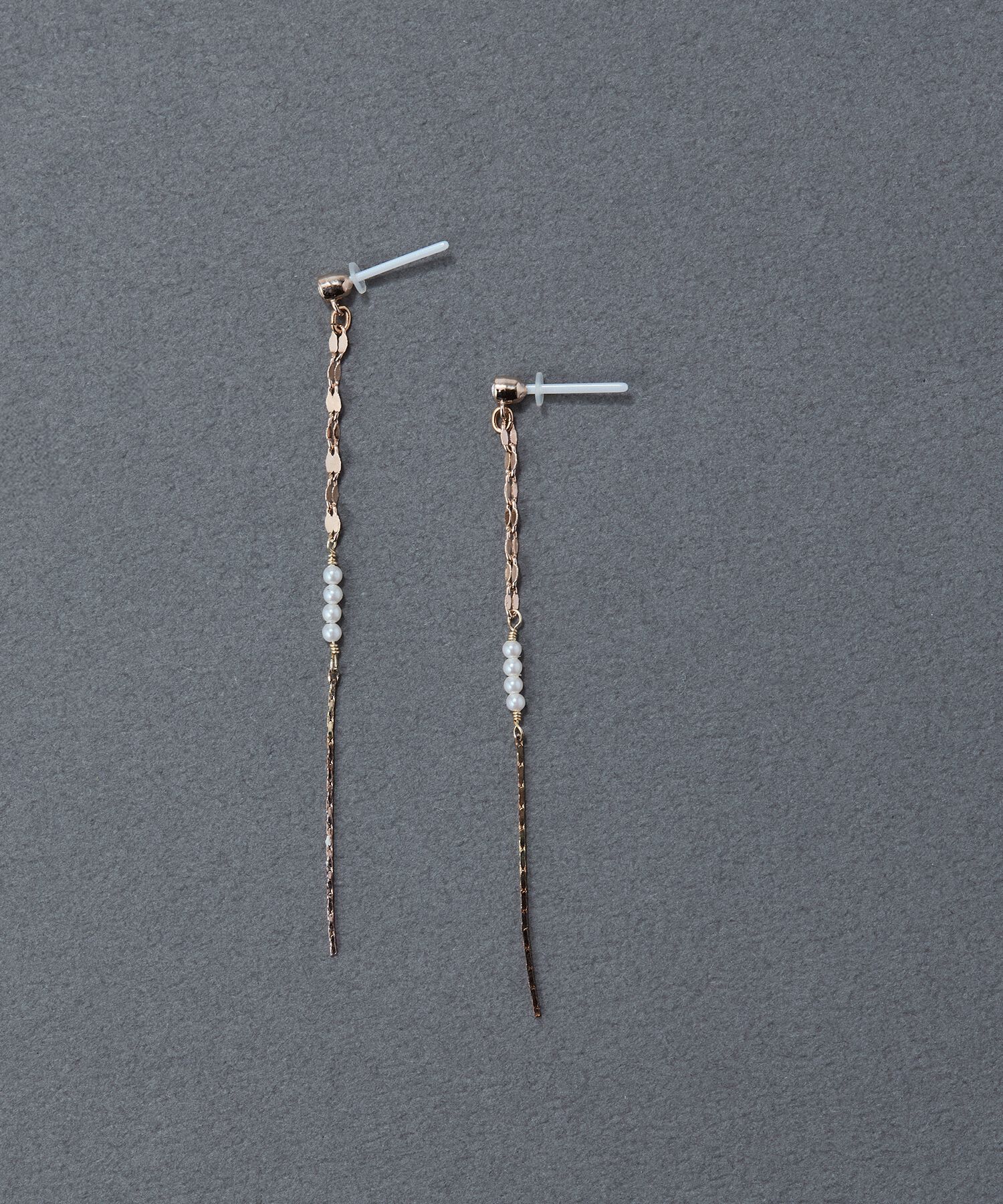 Phoebe「【金属アレルギー対応】ルミナスビジューセラミックポストピアス」|ピアス|