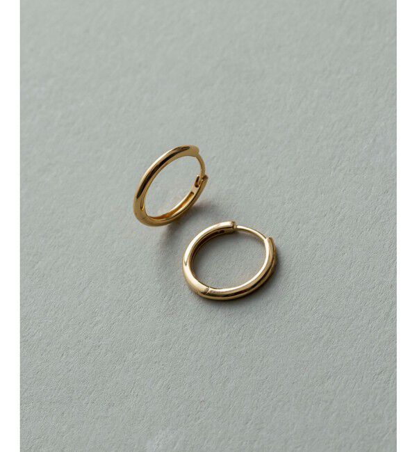 ete「K18YG フープ ピアス」|ピアス|