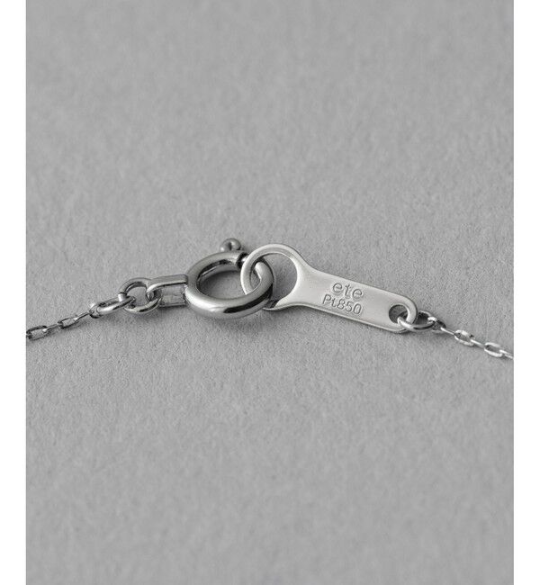 ete「[レイヤード] PT900/850 ダイヤモンド ネックレス」|ネックレス|