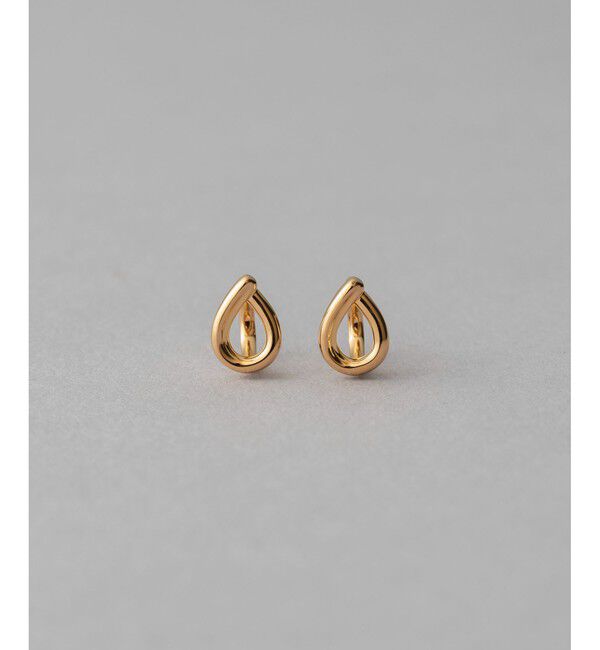 ete「ドロップライン イヤリング」|イヤリング|イエローゴールド