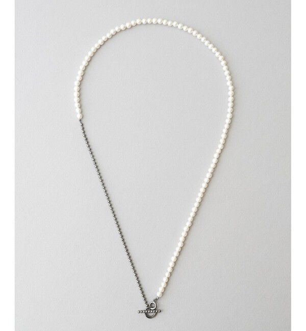 Jouete「【一部WEB限定カラー】ラリエット パール ネックレス」|ネックレス|