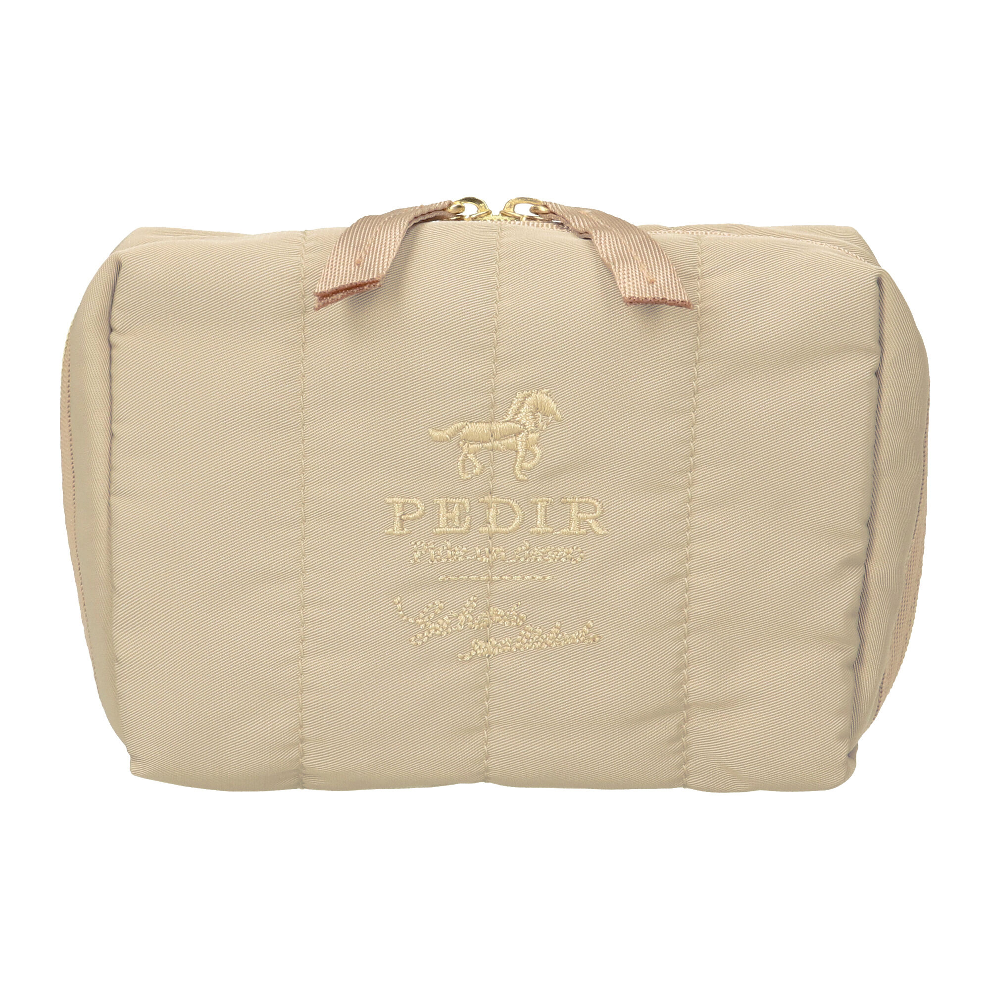 PEDIR「スクエアポーチ／Ｓ／ＰＥＤＩＲ」|ポーチ|グレージュ