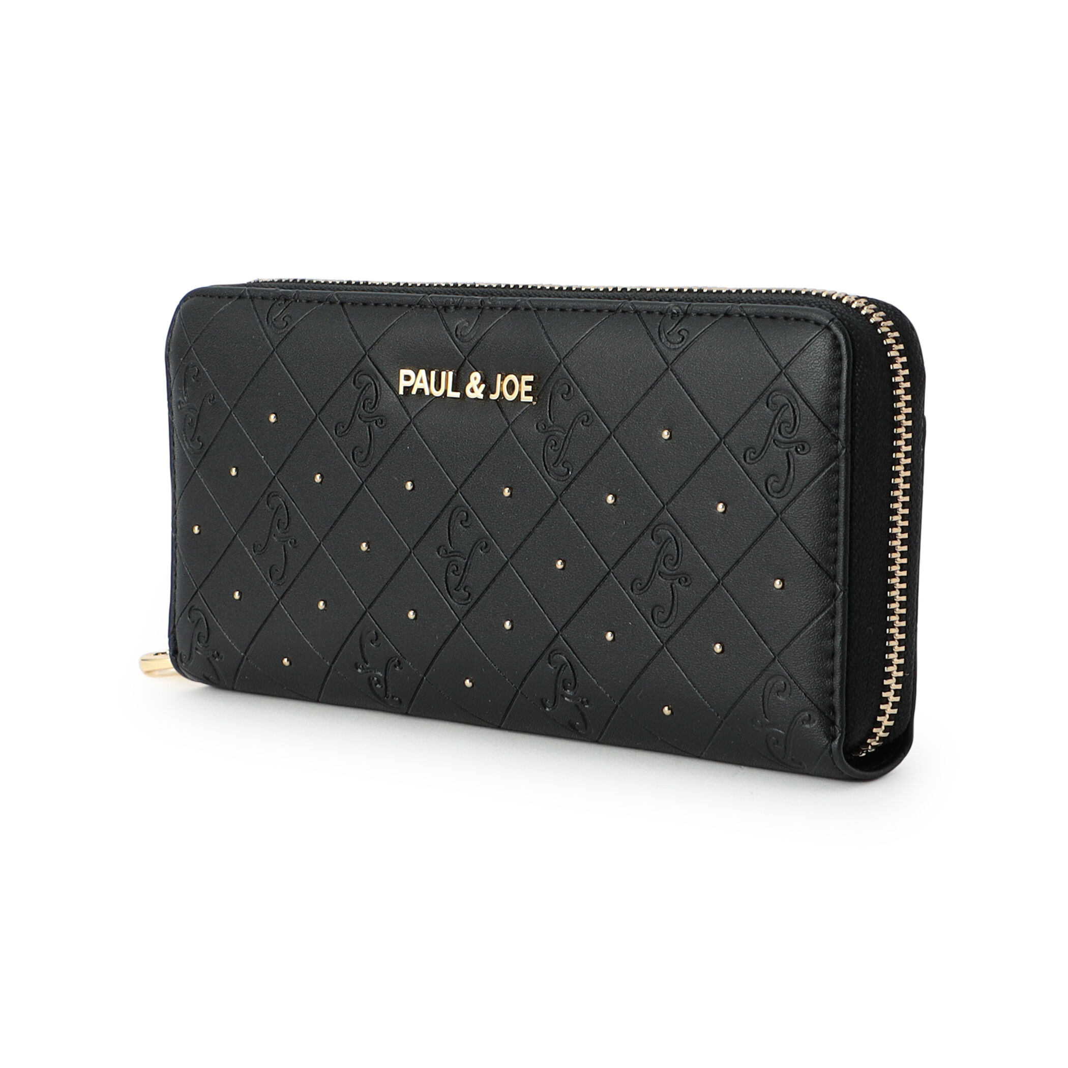 PAUL&JOE「ラウンド束入れ／ロゴエンボス」|財布|