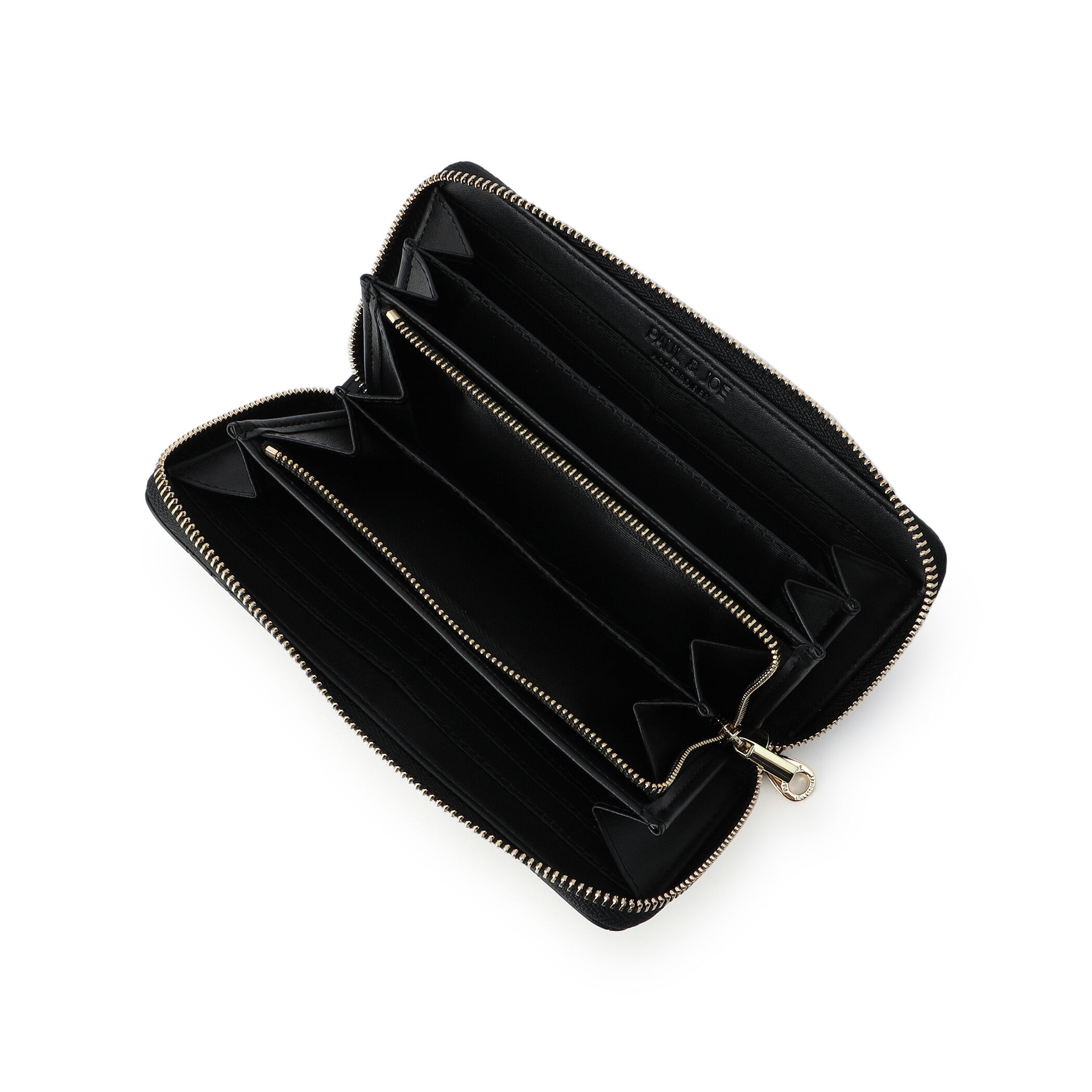 PAUL&JOE「ラウンド束入れ／ロゴエンボス」|財布|