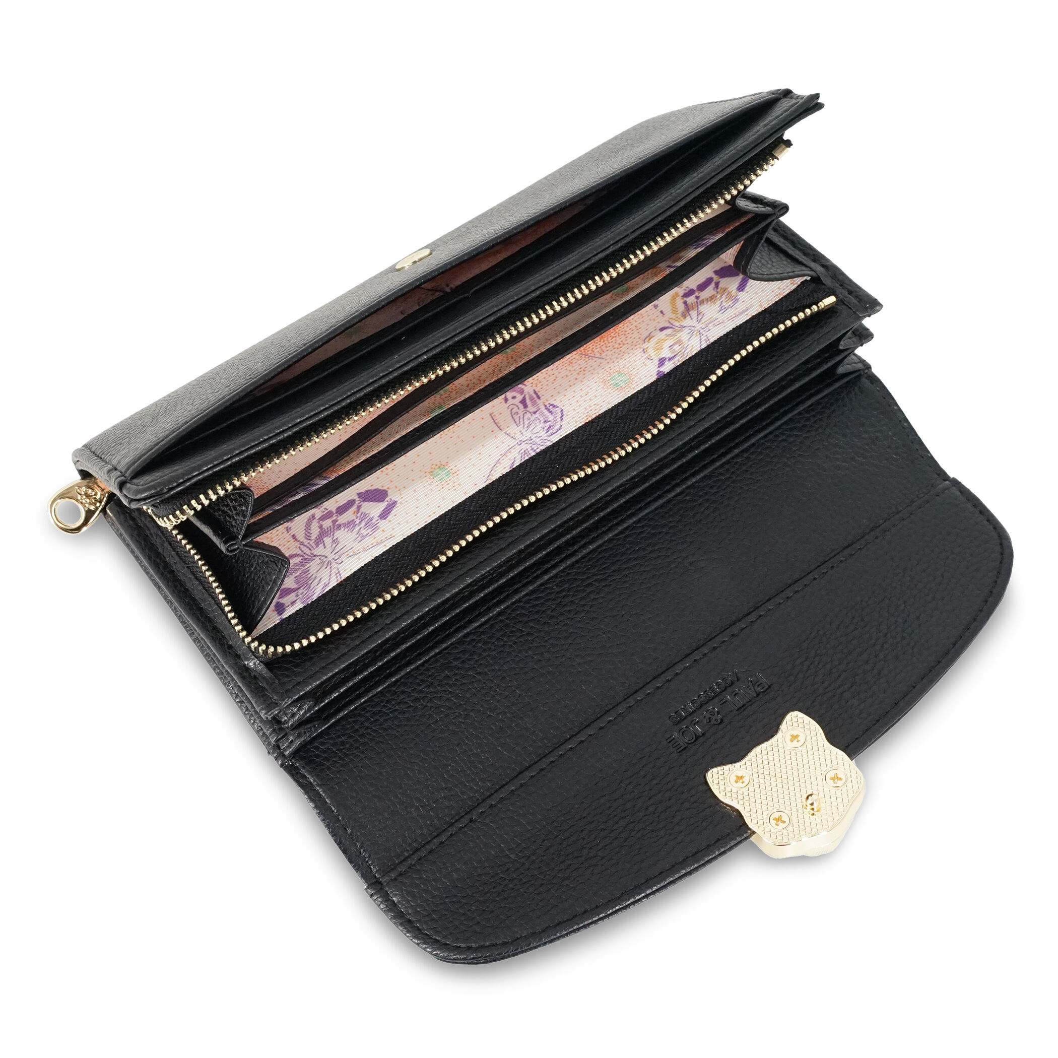 PAUL&JOE「かぶせ束入れ／３Ｄ　キャットフェイス／２６ＳＳ」|財布|