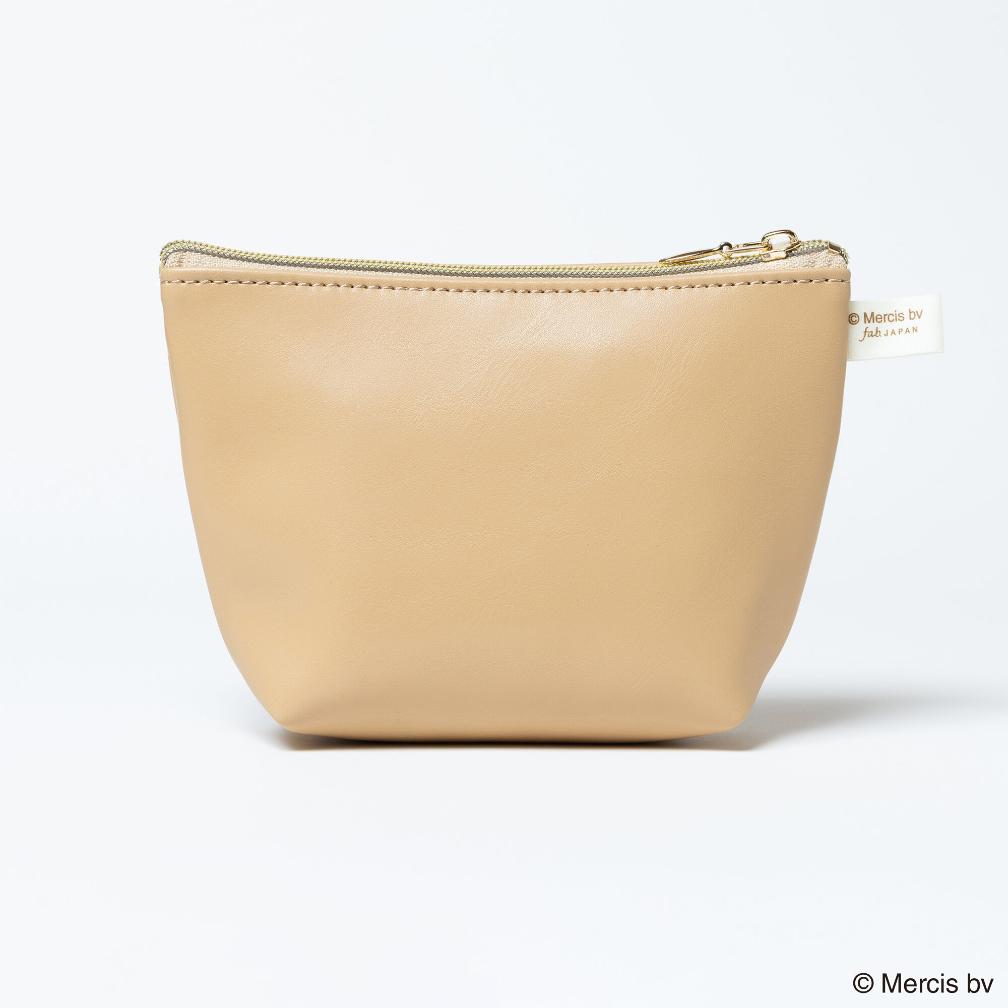  「BRUNA FACE APPLIQUEミニ台形ポーチ」|ポーチ|