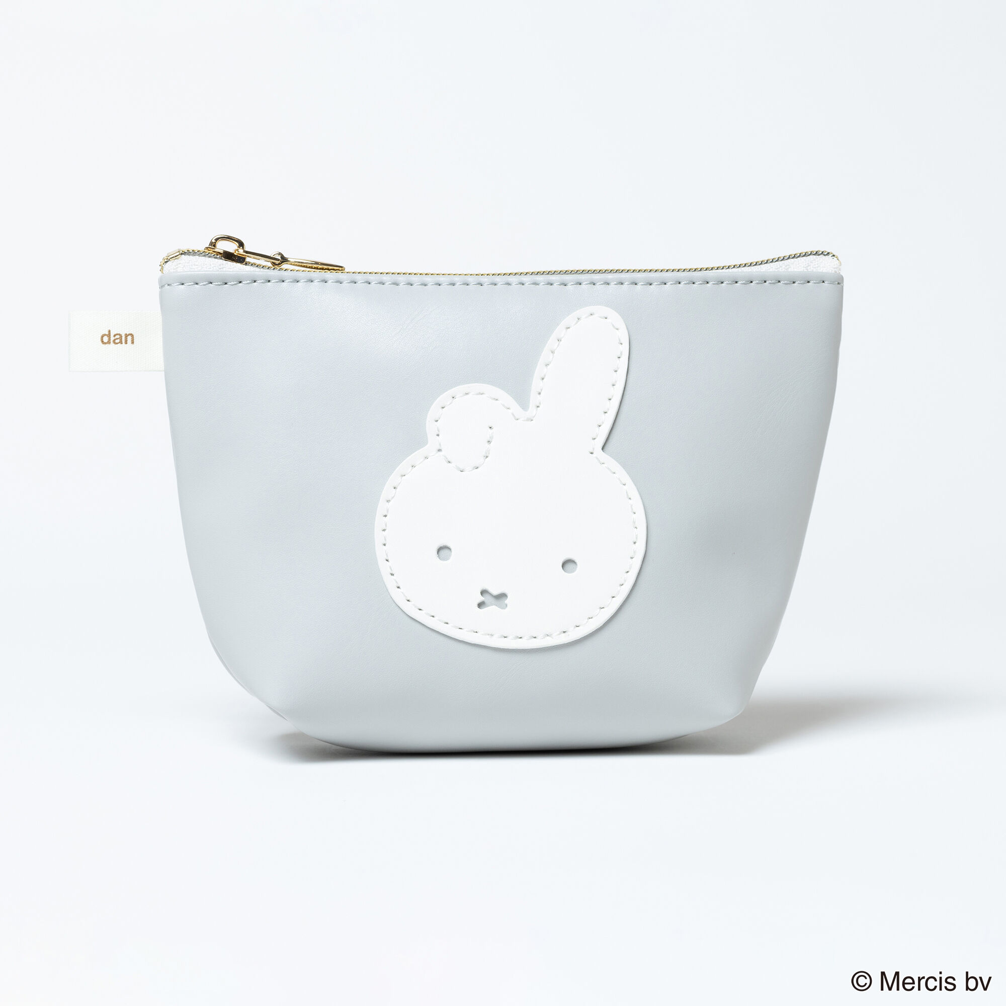  「BRUNA FACE APPLIQUEミニ台形ポーチ」|ポーチ|ダーン