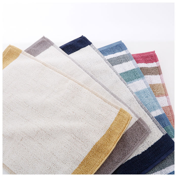 BACKYARD FAMILY「バスマット かわいい 通販 おしゃれ カラフル シンプル ストライプ バイカラー 手織り仕様 綿」|その他|