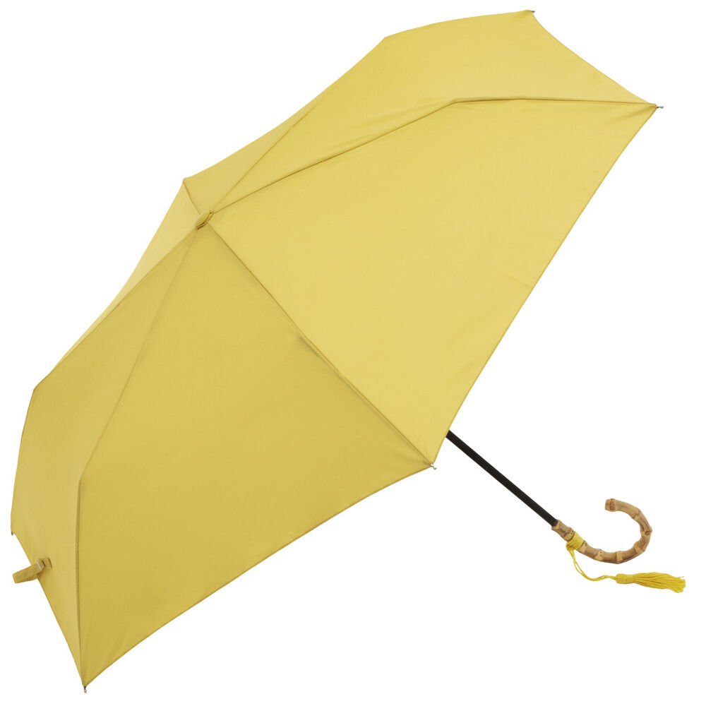 BACKYARD FAMILY「because ビコーズ 折りたたみ傘 50cm 通販 晴雨兼用傘 折り畳み傘 雨傘 日傘」|傘|イエロー1