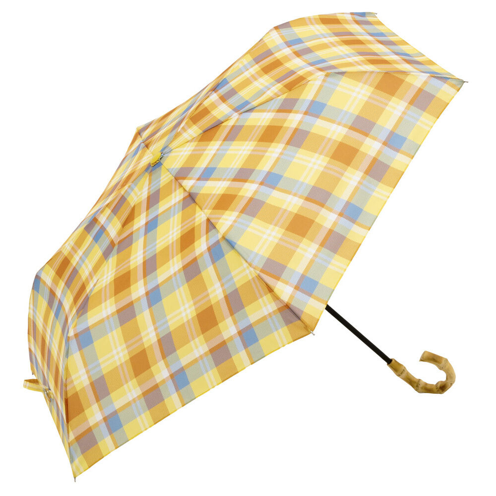 BACKYARD FAMILY「because ビコーズ 折りたたみ傘 50cm 通販 晴雨兼用傘 折り畳み傘 雨傘 日傘」|傘|イエロー2