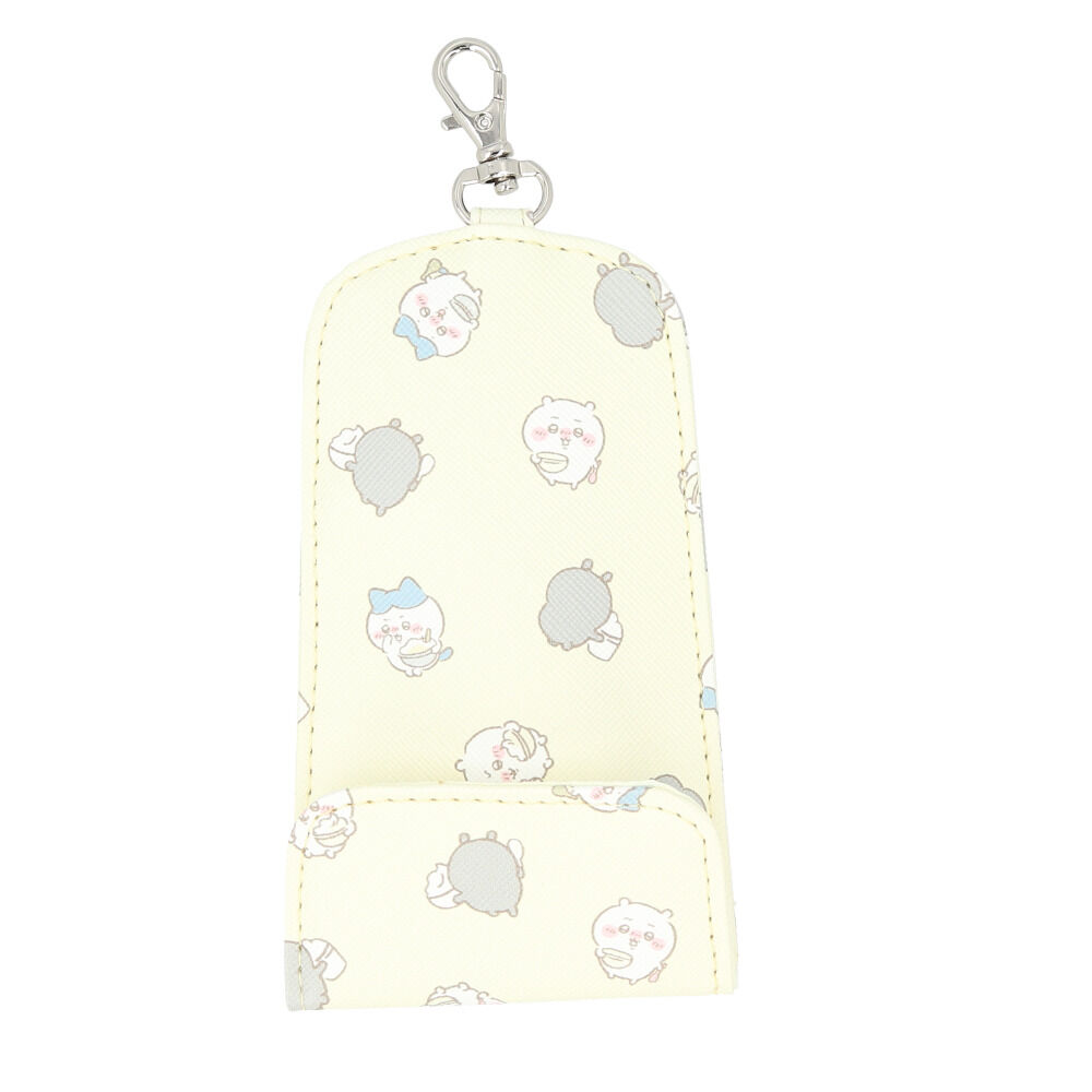 BACKYARD FAMILY「ちいかわ キーホルダー 通販 キーケース リール付きキーケース キーカバー キャラクター 鍵」|チャーム・キーホルダー|イエロー1
