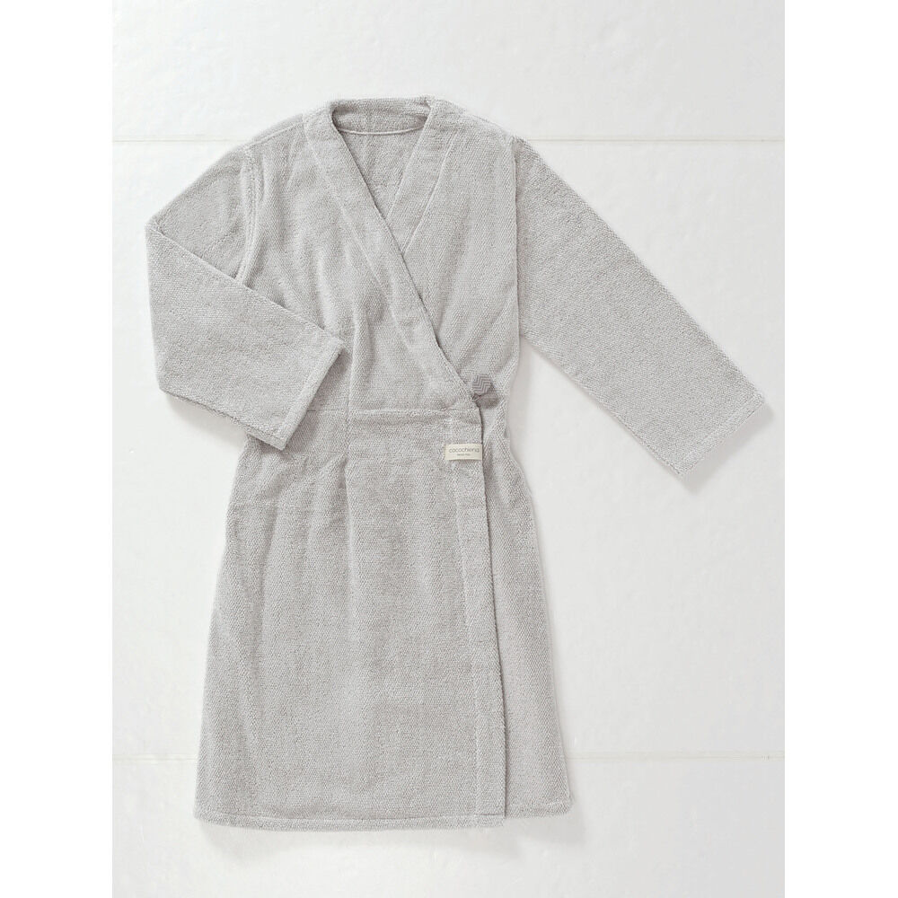 BACKYARD FAMILY「バスローブ タオル地 通販 ココチエナ cocochiena ココローブ レディース メンズ」|ルームウェア|グレー1