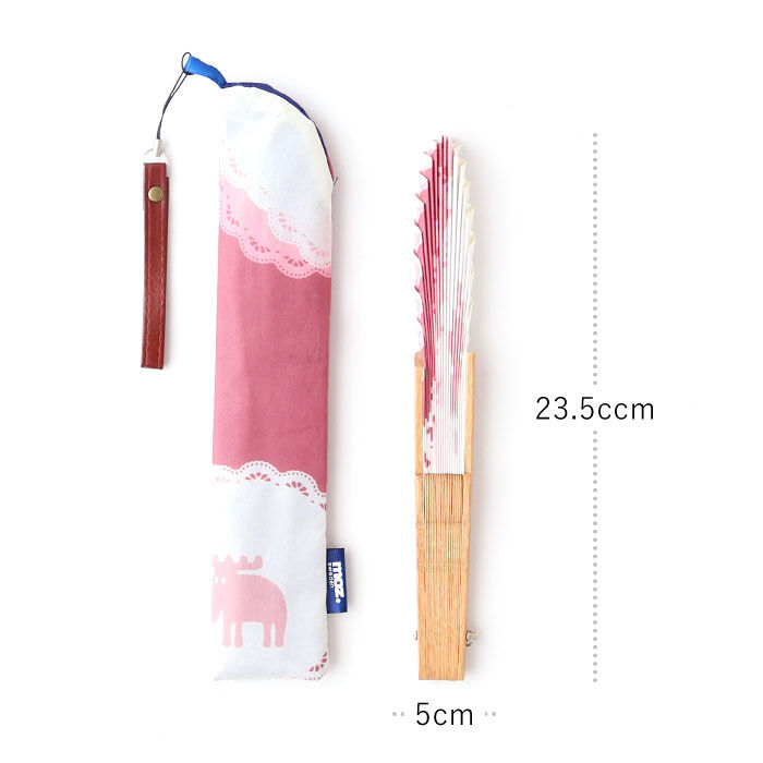 moz「扇子 レディース 通販 せんす センス メンズ ケース付き ストラップ付き 竹 バンブー 軽量」|その他|