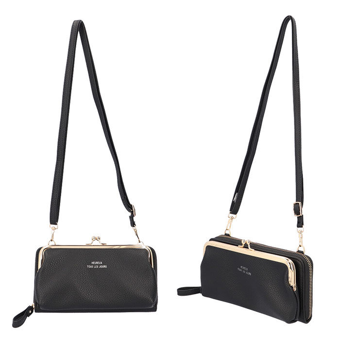 BACKYARD FAMILY「お財布ショルダー レディース ガマ口 通販 お財布 ショルダー お財布ポシェット お財布バッグ」|ショルダー・メッセンジャー|