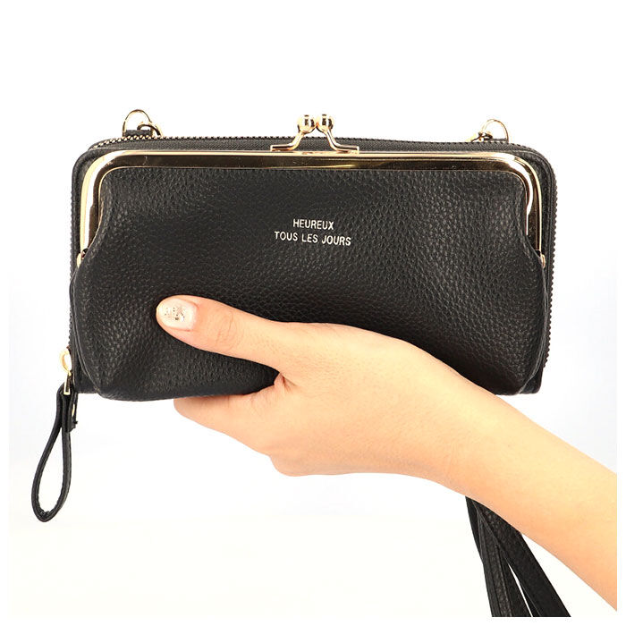 BACKYARD FAMILY「お財布ショルダー レディース ガマ口 通販 お財布 ショルダー お財布ポシェット お財布バッグ」|ショルダー・メッセンジャー|