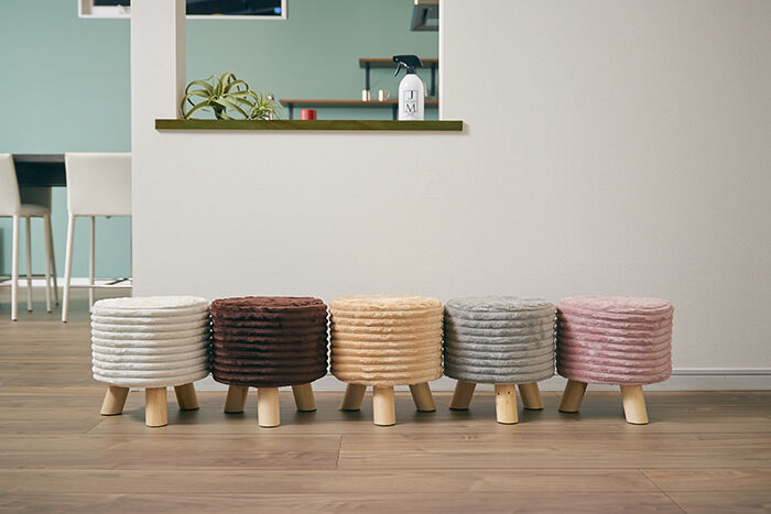 BACKYARD FAMILY「スツール おしゃれ 楽天 フランネルスツール オットマン En Fance EF-ST05」|その他|