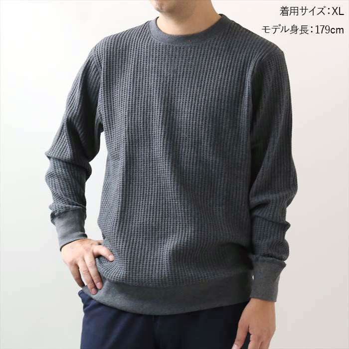 BACKYARD FAMILY「JEMORGAN サーマル JB001-52C 通販 ワッフル ロンT ビッグワッフル」|Tシャツ・カットソー|