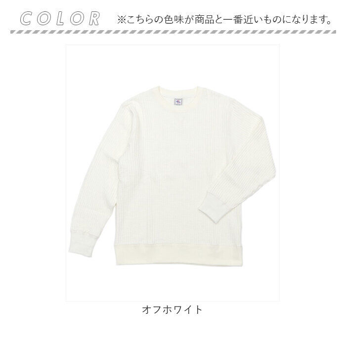 BACKYARD FAMILY「JEMORGAN サーマル JB001-52C 通販 ワッフル ロンT ビッグワッフル」|Tシャツ・カットソー|