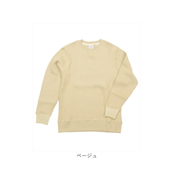 BACKYARD FAMILY「JEMORGAN サーマル JB001-52C 通販 ワッフル ロンT ビッグワッフル」|Tシャツ・カットソー|