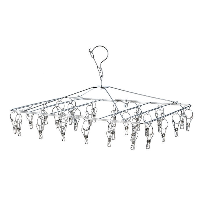 BACKYARD FAMILY「ピンチハンガー ステンレス 32ピンチ 通販 ハンガーピンチ ステンレスピンチハンガー」|その他|