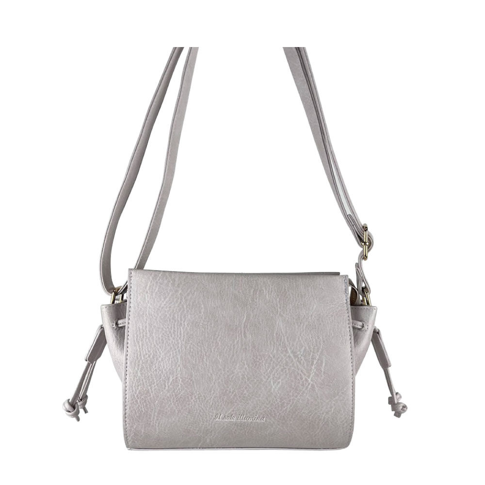 BACKYARD FAMILY「ショルダーバッグ 絞り レディース 通販 ショルダーバック ショルダー 肩掛け 斜めかけ」|ショルダー・メッセンジャー|ホワイト1