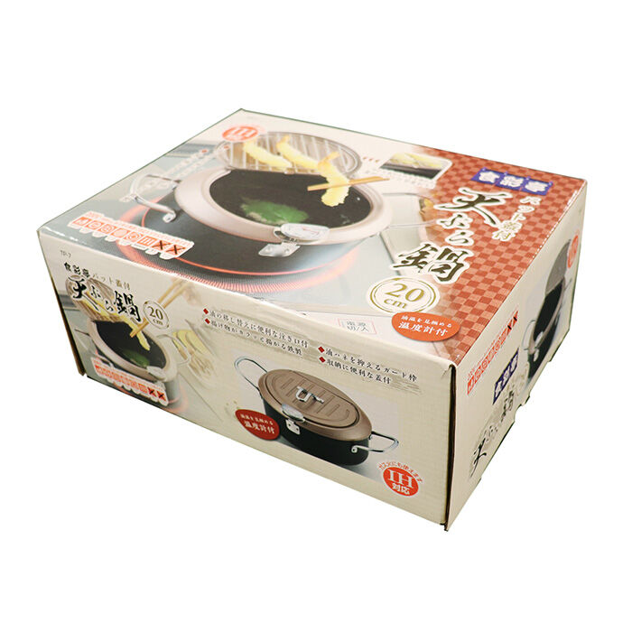 BACKYARD FAMILY「天ぷら鍋 蓋付き 20センチ 通販 食彩亭 バット フタ付き 鍋 20cm IH対応 揚げ鍋」|食器・キッチングッズ|