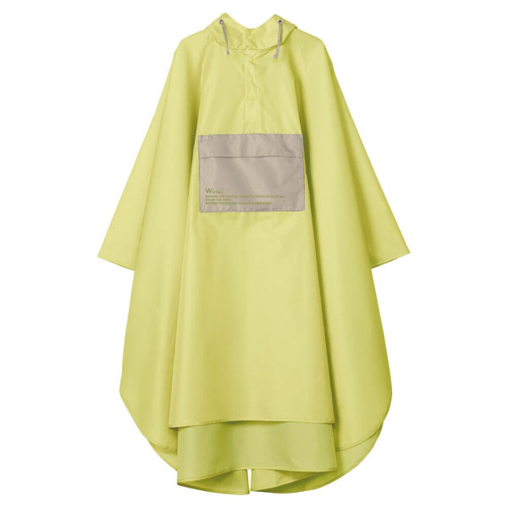 Wpc.「wpc レインコート R005 通販 レインポンチョ メンズ レディース 折りたたみ コンパクト」|レインコート|イエロー1