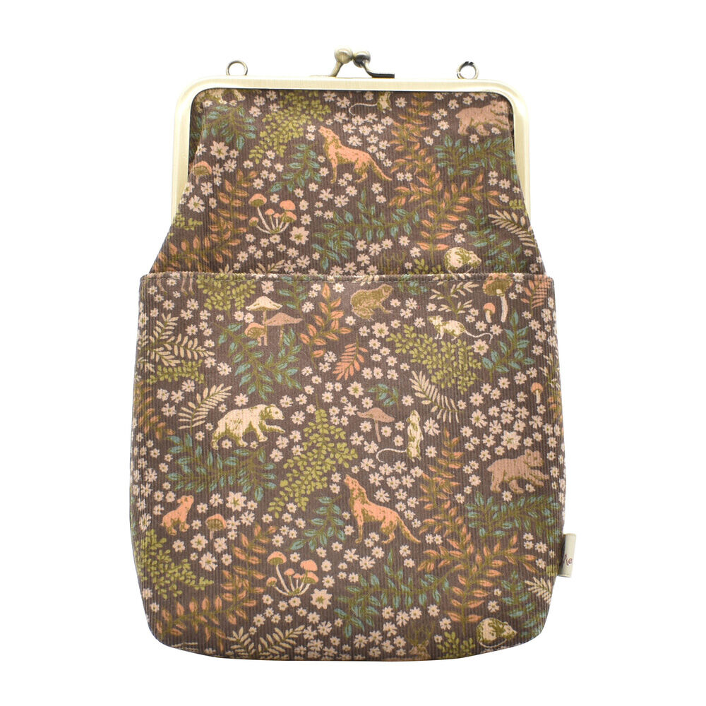 BACKYARD FAMILY「がま口ショルダーバッグ 楽天 ハンドバッグ 手提げ ショルダーバッグ ショルダーバック がま口」|ショルダー・メッセンジャー|ブラウン1