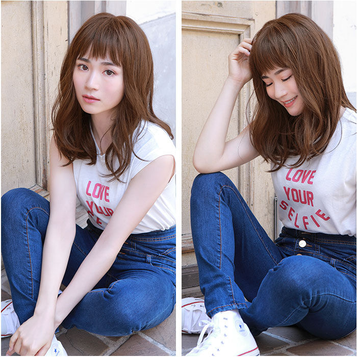 BACKYARD FAMILY「プリシラ オールウィッグ prisila A-706 通販 フルウィッグ フレイウェーブセミディ」|ヘアスタイリング|