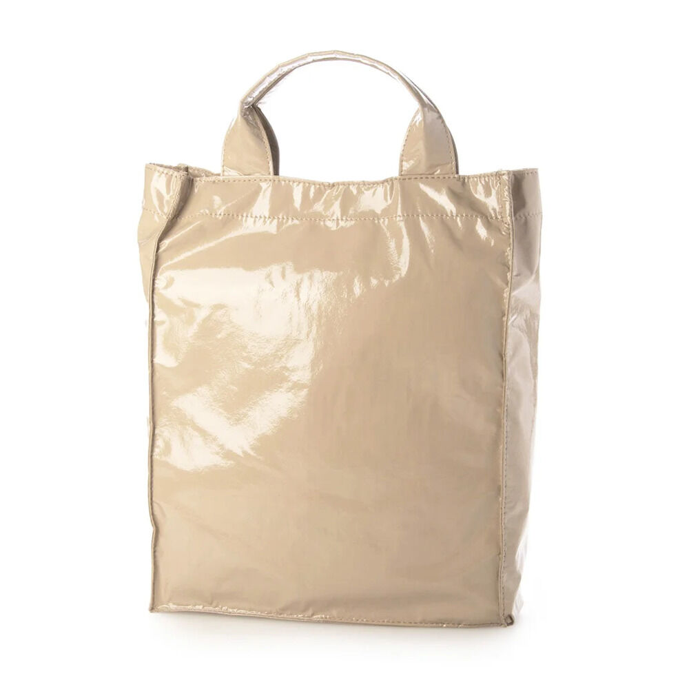 cache cache「カシュカシュ cachecache ショッパーバッグ トート 縦型 通販 ショッパー 手提げ」|トートバッグ|ベージュ1