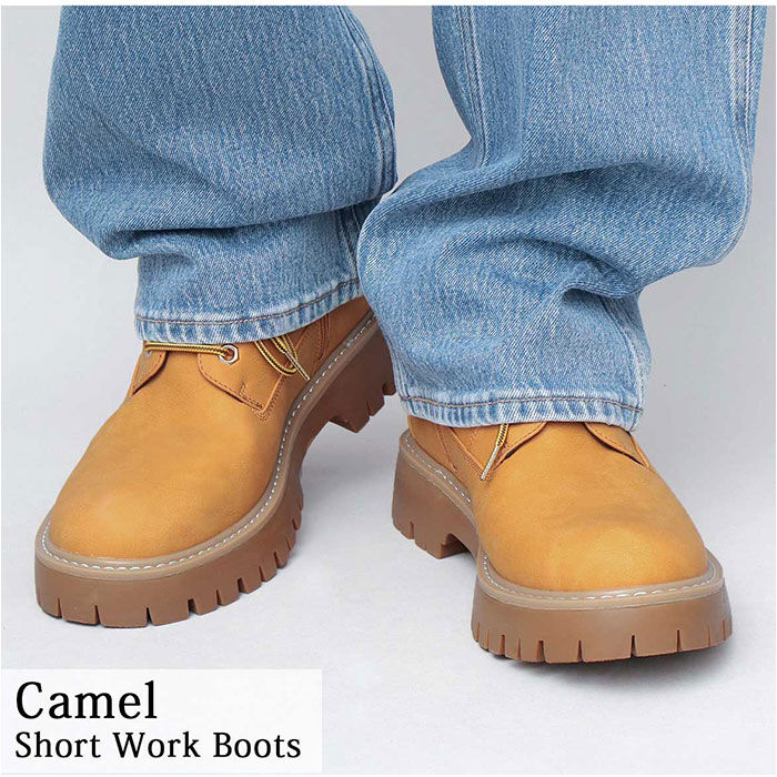 BACKYARD FAMILY「glabella グラベラ ブーツ メンズ glbb313 通販 マウンテンブーツ ワークブーツ」|ショートブーツ|