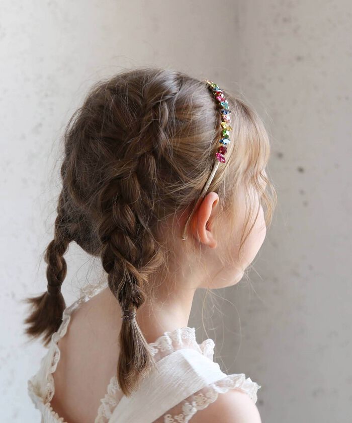 BACKYARD FAMILY「Rora カチューシャ 通販 ビジュー キラキラ 68672302 髪飾り ヘッドドレス 子供」|その他|