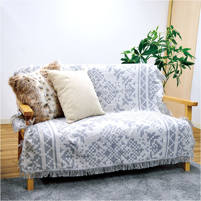 BACKYARD FAMILY「マルチカバー おしゃれ 通販 ソファカバー ベッドカバー 130&times;180cm カバー リバーシブル」|その他|