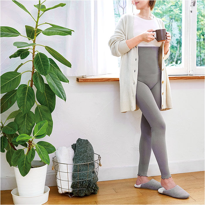 BACKYARD FAMILY「レギンス 腹巻 通販 腹巻きレギンス インナー レギンス腹巻 レディース 女性 伸縮 温かい」|その他|